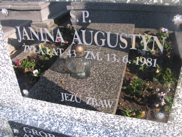 Bronisław Augustyn  1929 Sieradz Paraf - Grobonet - Wyszukiwarka osób pochowanych