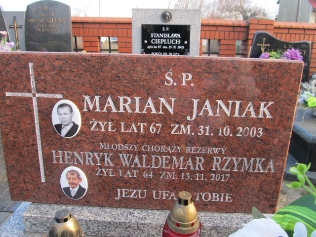 Henryk Rzymka 1953 Sieradz Paraf - Grobonet - Wyszukiwarka osób pochowanych