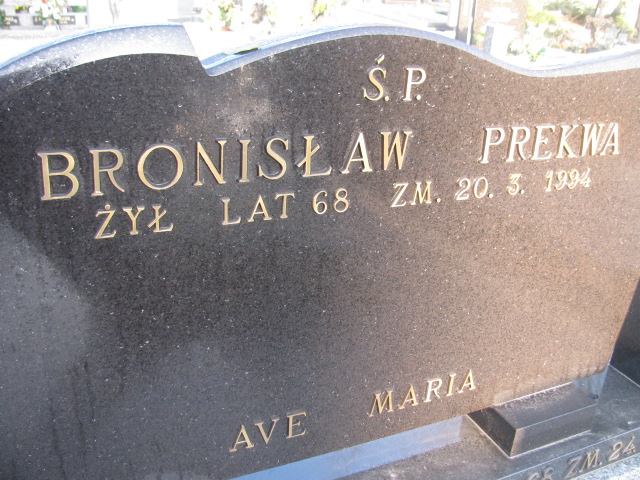 Stanisława Prekwa 1929 Sieradz Paraf - Grobonet - Wyszukiwarka osób pochowanych