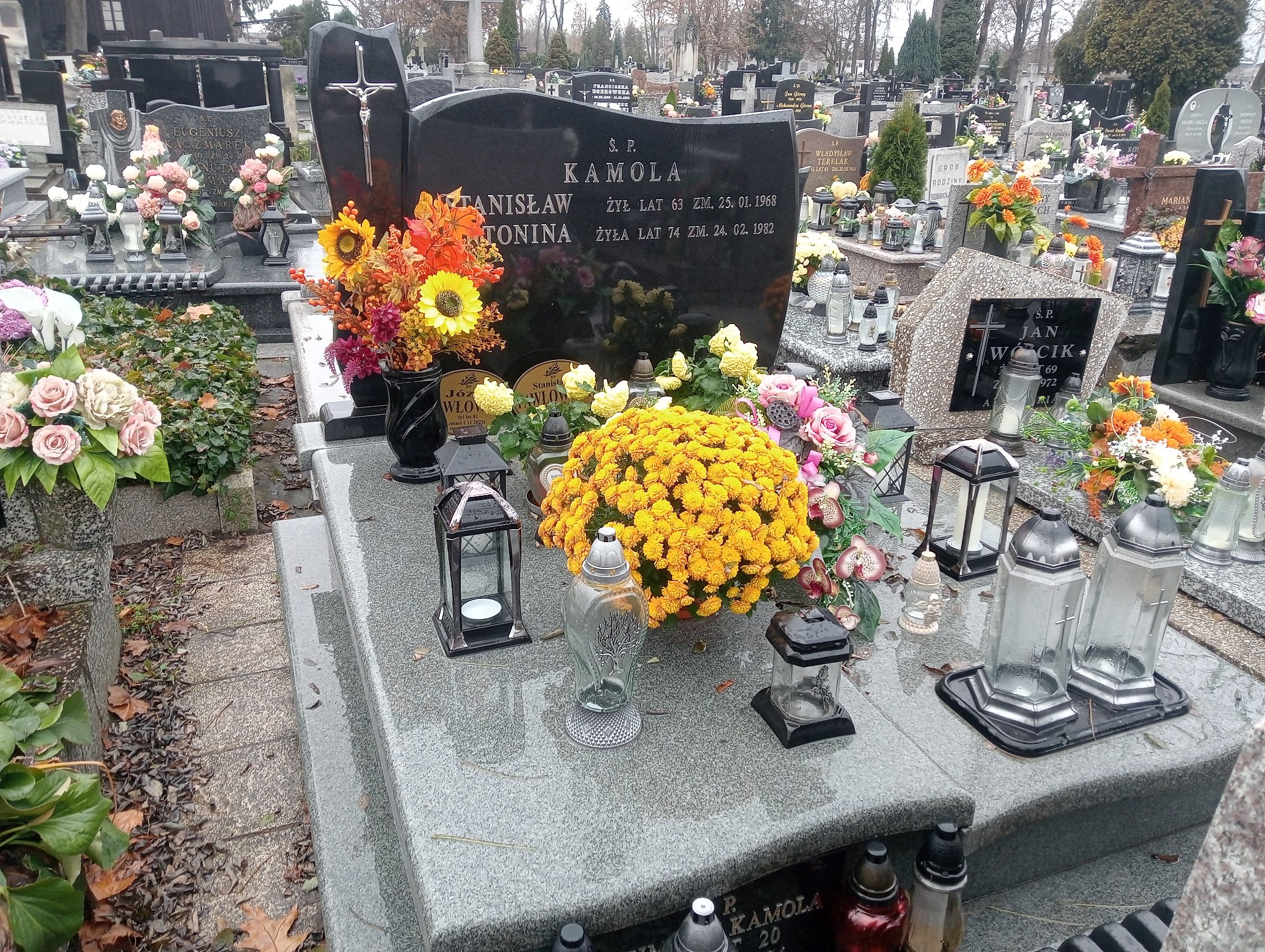 Grób Antonina Kamola