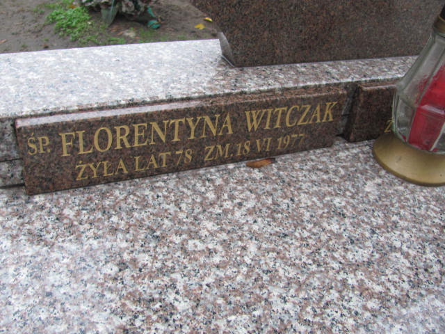 Zofia Witczak 1941 Sieradz Paraf - Grobonet - Wyszukiwarka osób pochowanych