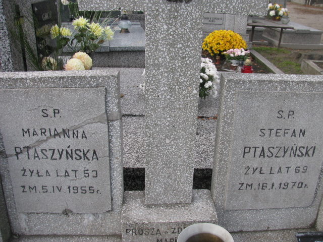 Marianna Ptaszyńska Sieradz Paraf - Grobonet - Wyszukiwarka osób pochowanych