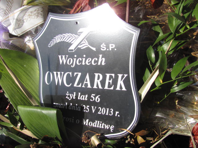 Wojciech Owczarek 1957 Sieradz Paraf - Grobonet - Wyszukiwarka osób pochowanych