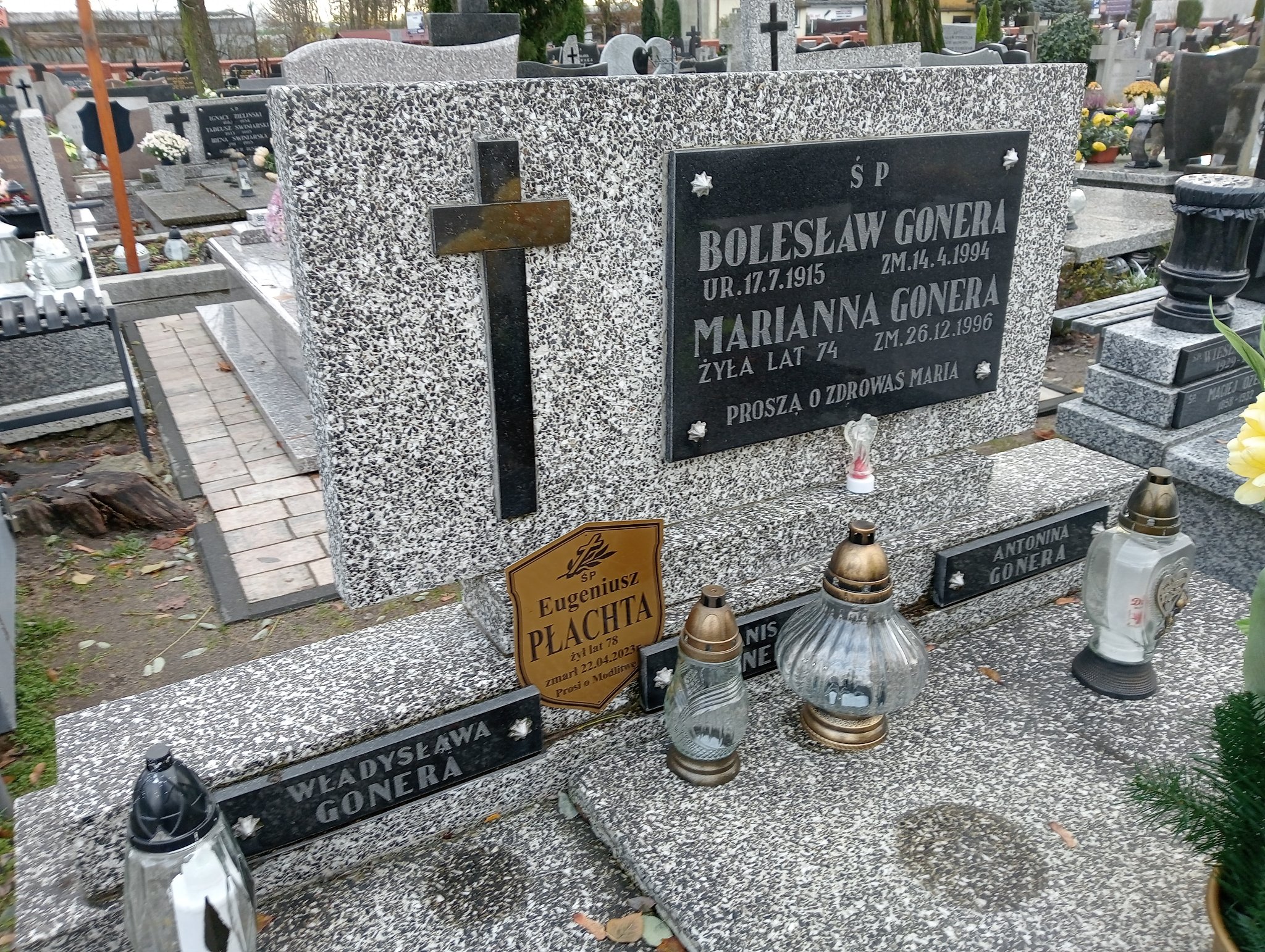 Antonina Gonera Sieradz Paraf - Grobonet - Wyszukiwarka osób pochowanych