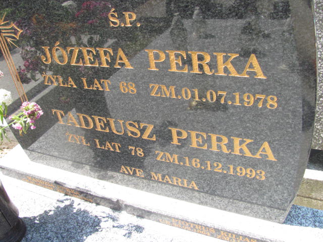 Tadeusz Perka Sieradz Paraf - Grobonet - Wyszukiwarka osób pochowanych