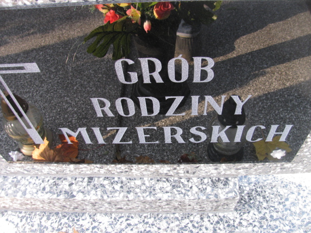 Aniela Mizerska 1940 Sieradz Paraf - Grobonet - Wyszukiwarka osób pochowanych