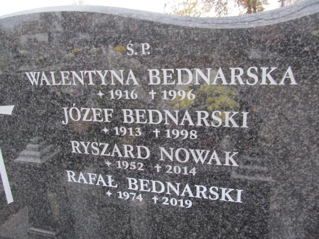 Ryszard Nowak 1952 Sieradz Paraf - Grobonet - Wyszukiwarka osób pochowanych