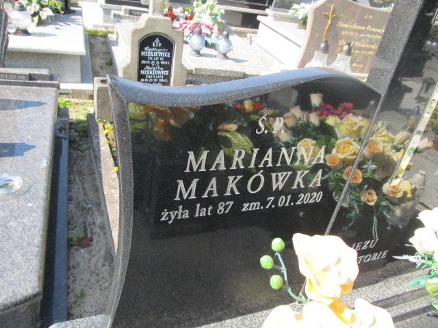 Marianna Makówka 1932 Sieradz Paraf - Grobonet - Wyszukiwarka osób pochowanych