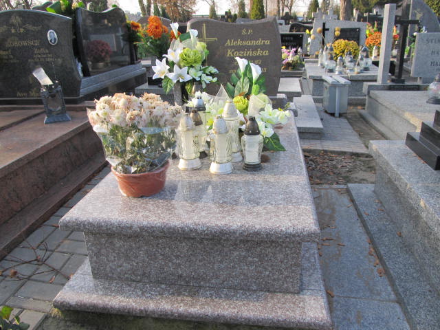 Grób Aleksandra Kozińska