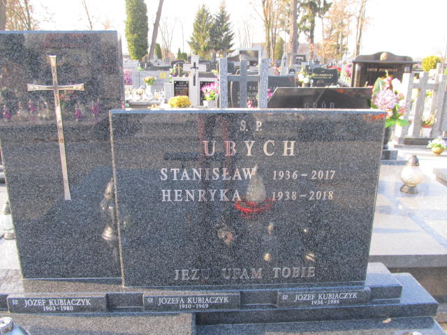 Henryka Ubych Sieradz Paraf - Grobonet - Wyszukiwarka osób pochowanych