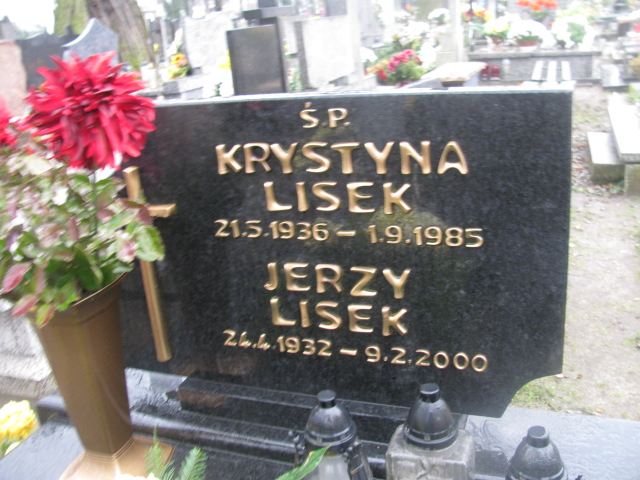 Krystyna Lisek 1936 Sieradz Paraf - Grobonet - Wyszukiwarka osób pochowanych