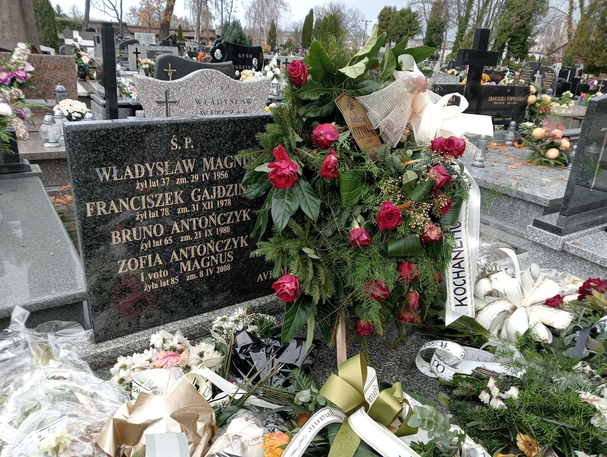 Bruno Antończyk Sieradz Paraf - Grobonet - Wyszukiwarka osób pochowanych