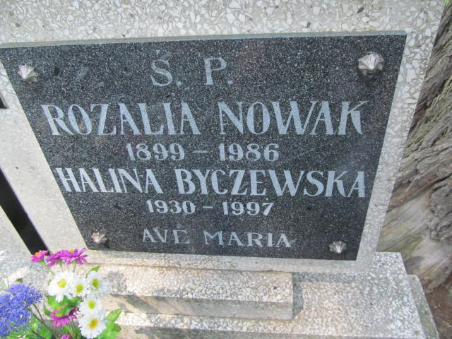 Halina Byczewska 1930 Sieradz Paraf - Grobonet - Wyszukiwarka osób pochowanych