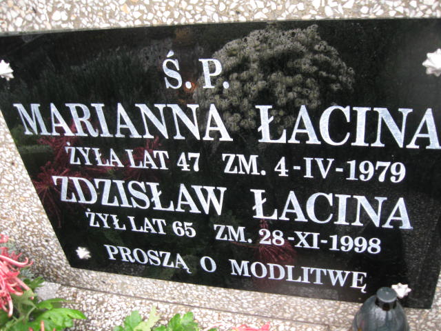  Łacina Sieradz Paraf - Grobonet - Wyszukiwarka osób pochowanych