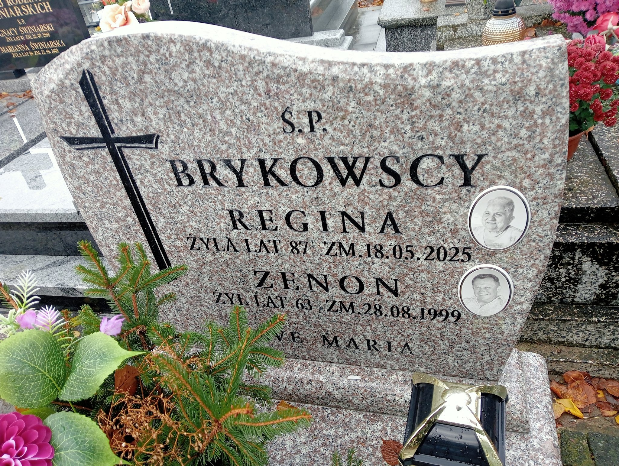 Regina Brykowska 1937 Sieradz Paraf - Grobonet - Wyszukiwarka osób pochowanych