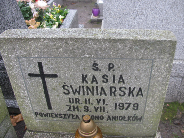 Katarzyna Świniarska 1979 Sieradz Paraf - Grobonet - Wyszukiwarka osób pochowanych
