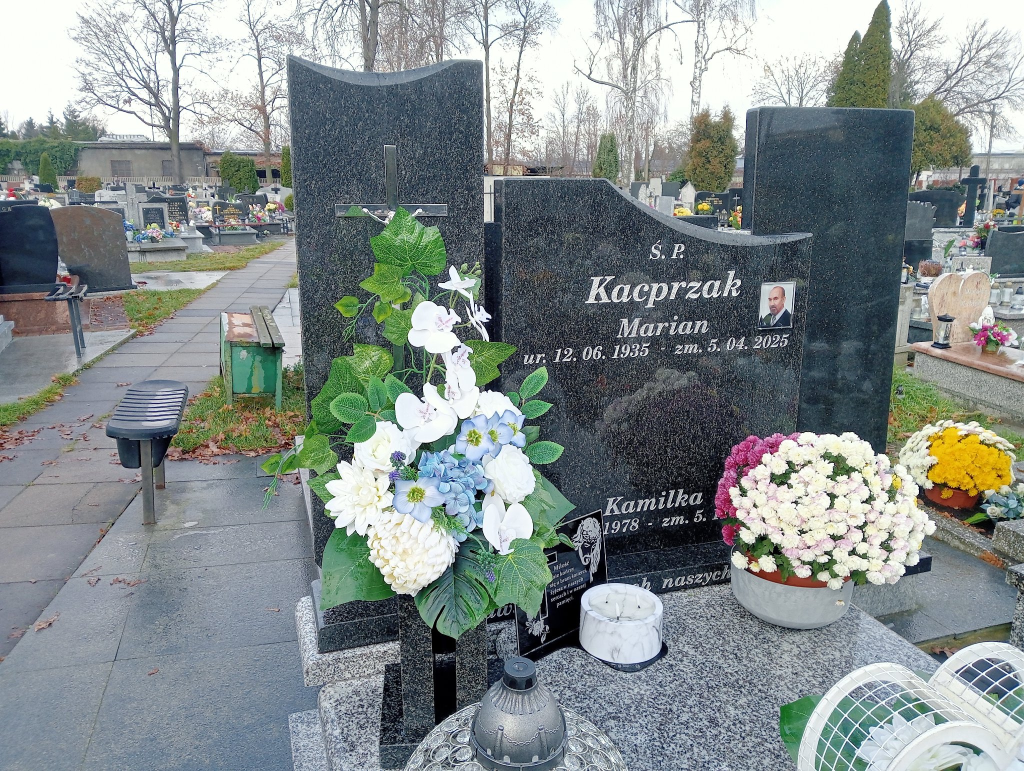 Marian Kacprzak 1935 Sieradz Paraf - Grobonet - Wyszukiwarka osób pochowanych