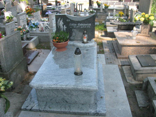 Lidia Gabrjaniak 1977 Sieradz Paraf - Grobonet - Wyszukiwarka osób pochowanych
