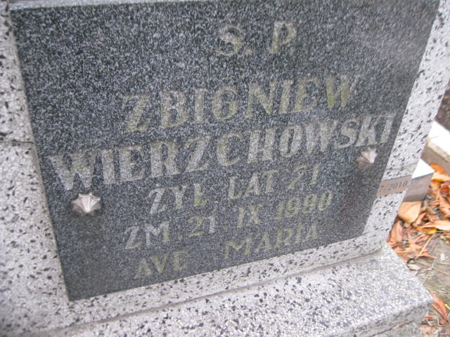 Zbigniew Wierzchowski Sieradz Paraf - Grobonet - Wyszukiwarka osób pochowanych