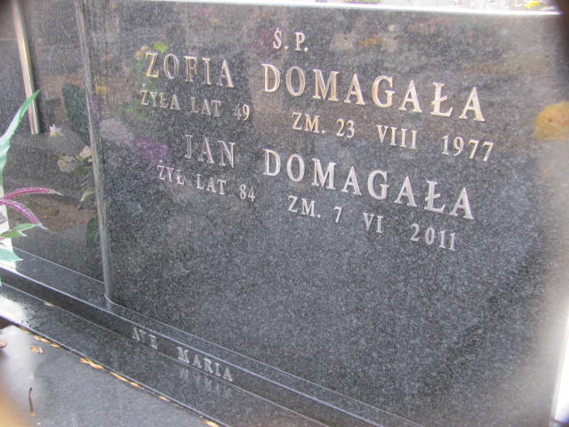 Zofia Domagała Sieradz Paraf - Grobonet - Wyszukiwarka osób pochowanych