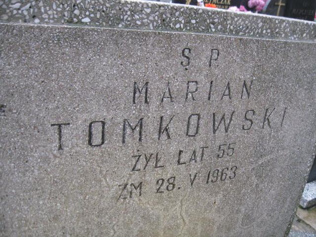 Danuta Tomkowska 1938 Sieradz Paraf - Grobonet - Wyszukiwarka osób pochowanych