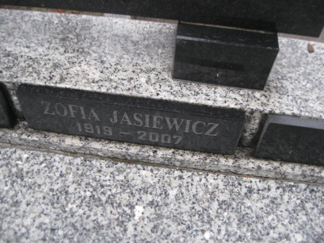 Zofia Jasiewicz 1919 Sieradz Paraf - Grobonet - Wyszukiwarka osób pochowanych