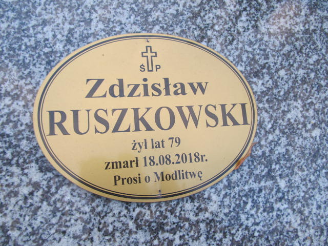 Grób Zdzisław Ruszkowski
