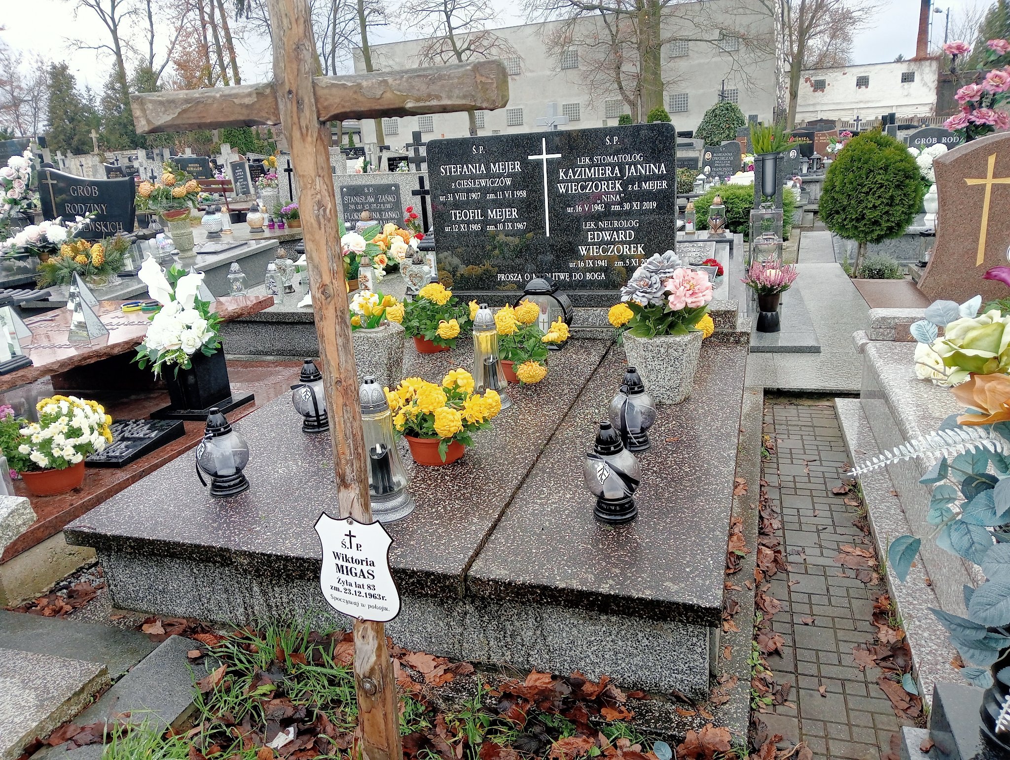 Grób Kazimiera Wieczorek
