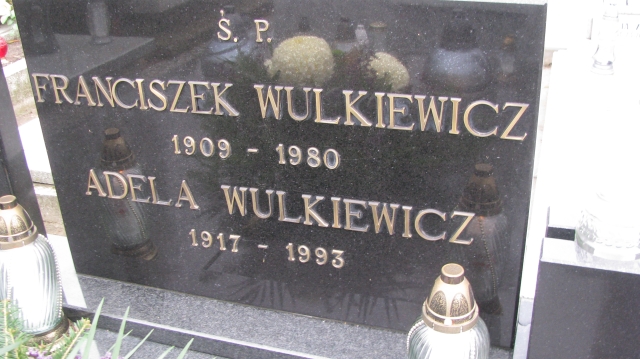 Franciszek Wulkiewicz 1909 Sieradz Paraf - Grobonet - Wyszukiwarka osób pochowanych