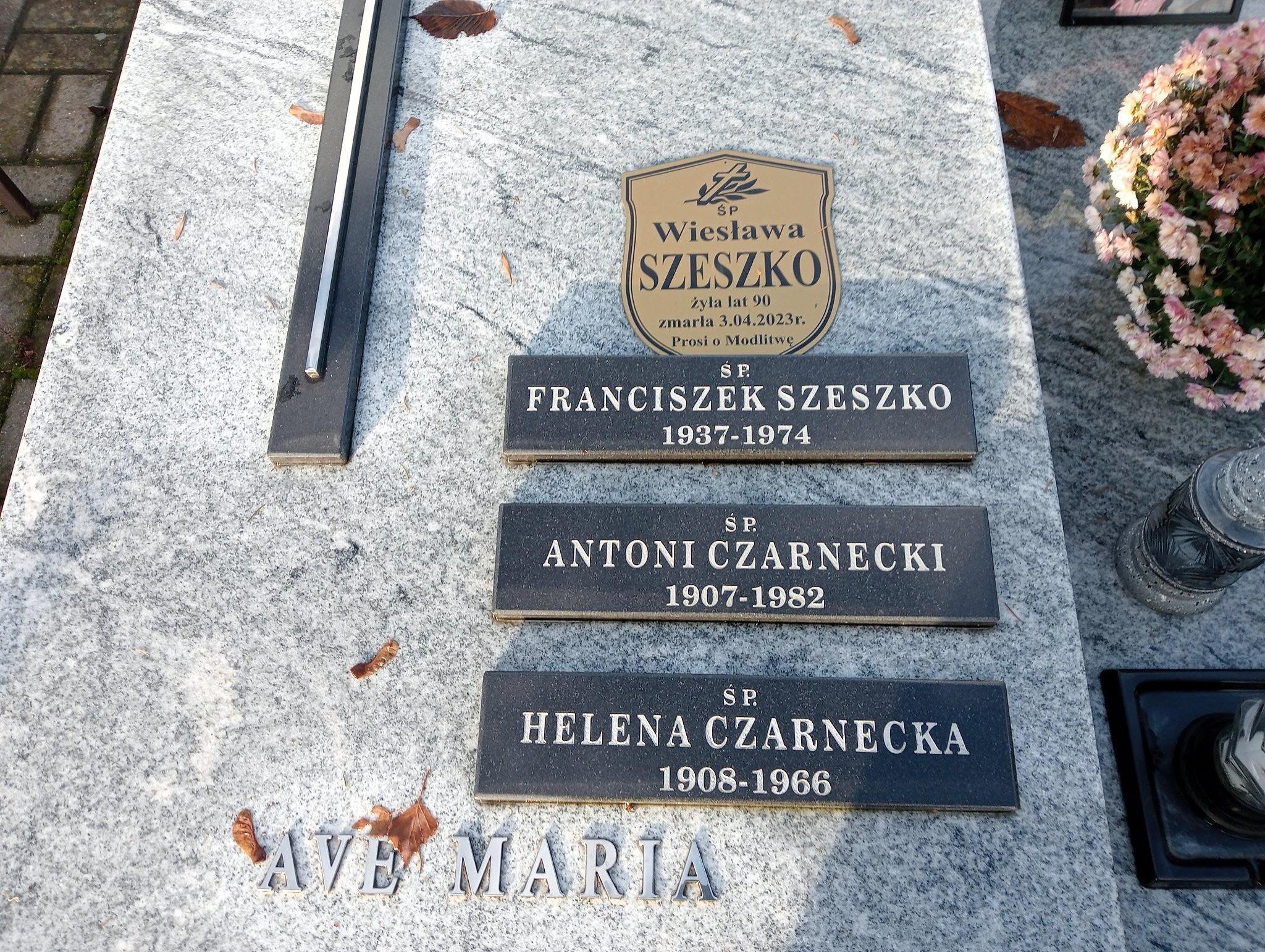  Czarnecka 1907 Sieradz Paraf - Grobonet - Wyszukiwarka osób pochowanych