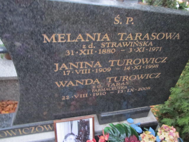 Halina Turowicz 1941 Sieradz Paraf - Grobonet - Wyszukiwarka osób pochowanych
