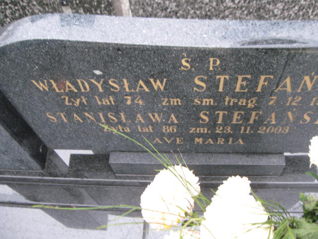 Władysław Stefański 1940 Sieradz Paraf - Grobonet - Wyszukiwarka osób pochowanych