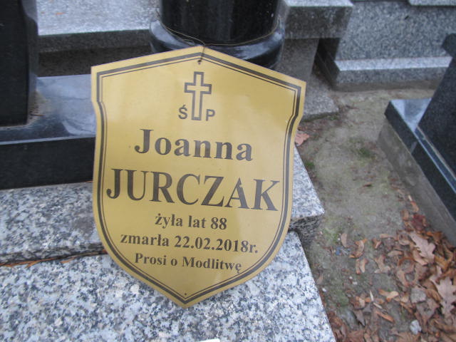 Joanna Jurczak 1930 Sieradz Paraf - Grobonet - Wyszukiwarka osób pochowanych