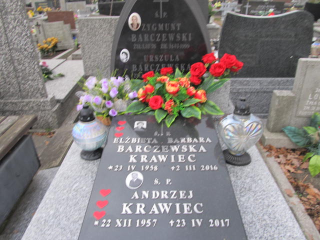 Andrzej Krawiec 1957 Sieradz Paraf - Grobonet - Wyszukiwarka osób pochowanych