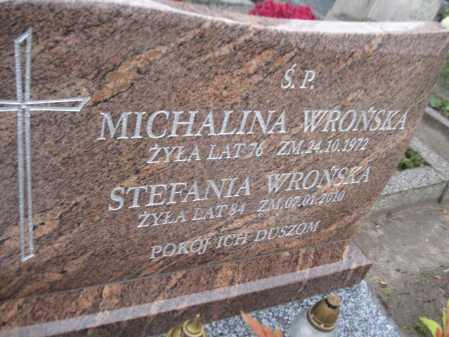 Stefania Wrońska 1926 Sieradz Paraf - Grobonet - Wyszukiwarka osób pochowanych