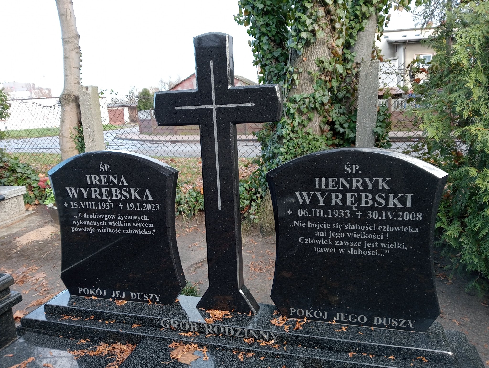 Henryk Wyrębski 1933 Sieradz Paraf - Grobonet - Wyszukiwarka osób pochowanych